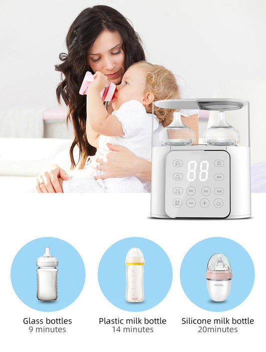 WarmNest™ 5-in-1 Baby Bottle Warmer & Sterilizer