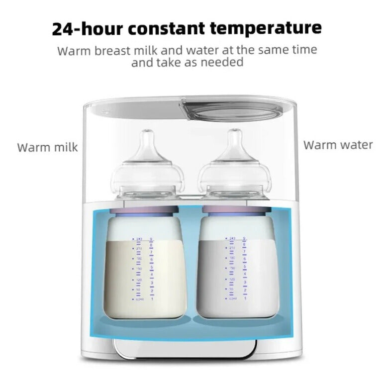 WarmNest™ 5-in-1 Baby Bottle Warmer & Sterilizer