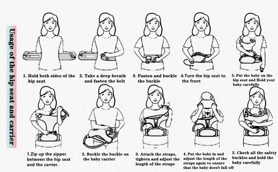 NestRide™ Ergonomic Hipseat Baby Carrier