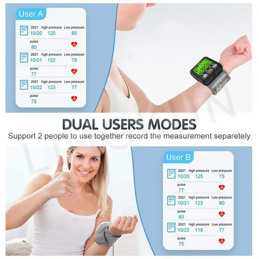 PulseGuard™ Wrist Blood Pressure Monitor