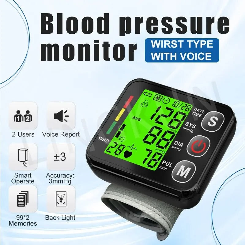 PulseGuard™ Wrist Blood Pressure Monitor