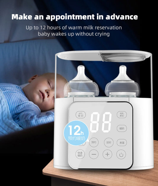 WarmNest™ 5-in-1 Baby Bottle Warmer & Sterilizer