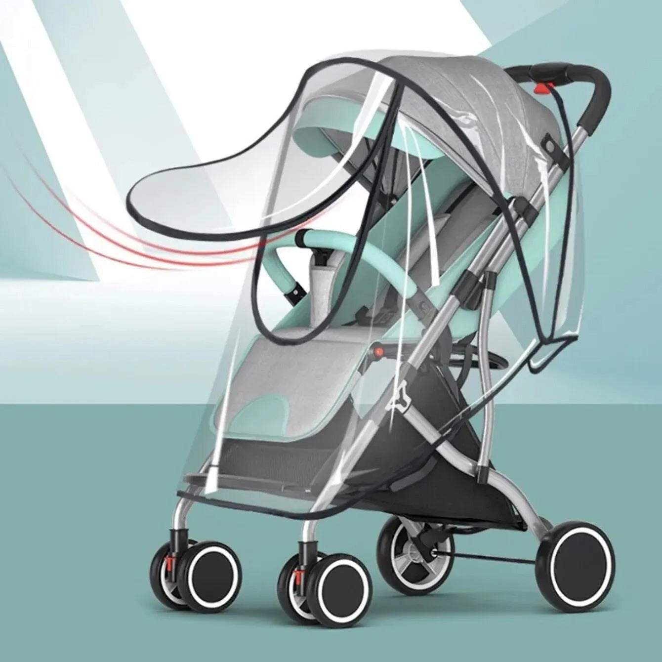 ClearShield™ Universal Pram Rain Cover