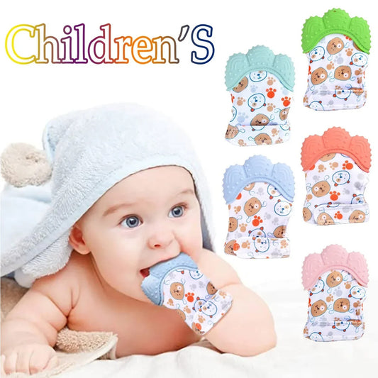 SoothEase™ Silicone Teething Mittens