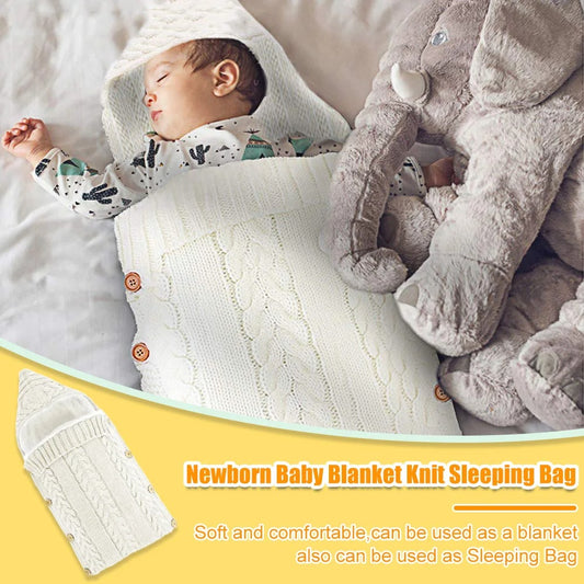 Newborn Baby Wrap Swaddle Blanket Knit