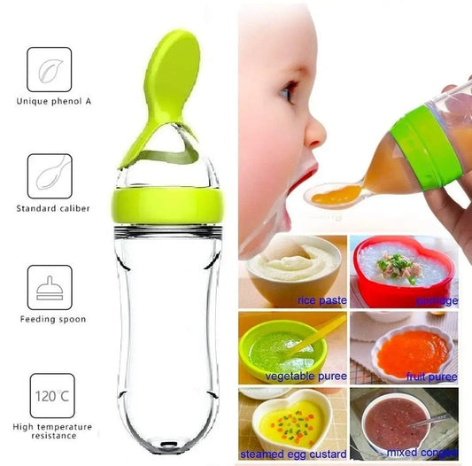 NourishEase™ Baby Feeding Spoon Bottle