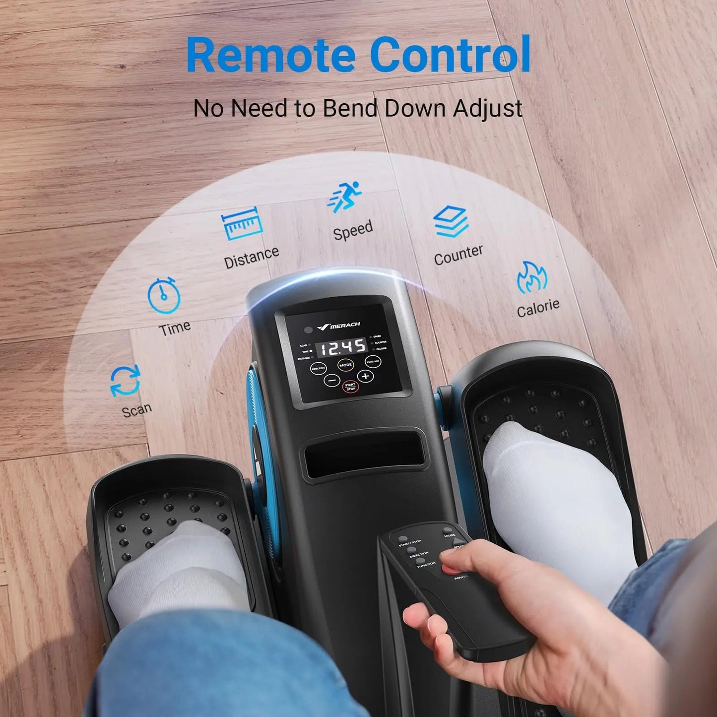 EasyStride™ Seated Leg & Foot Pedal Exerciser